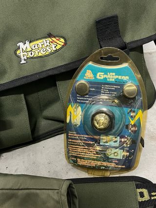 Chaleco de pesca TERSON y bolsa Mark Forest