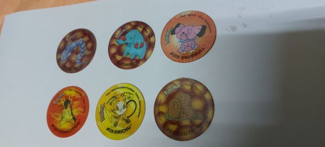 Tazos Pokemon holográficos