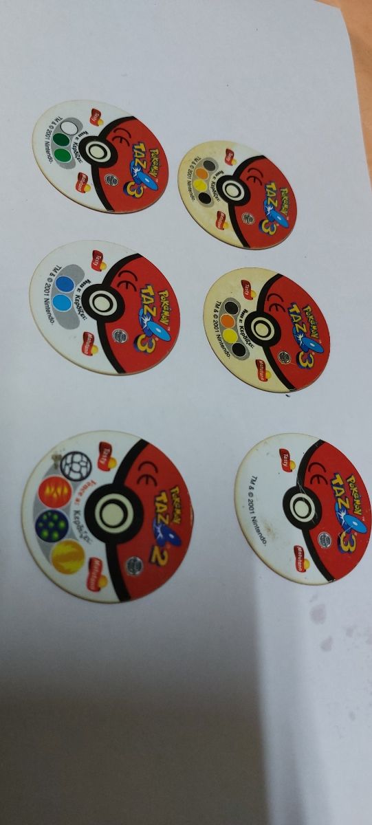 Tazos Pokemon holográficos