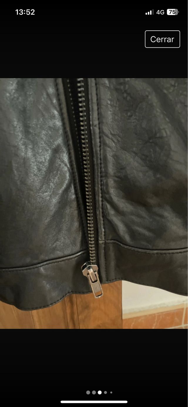 Cazadora Biker piel mujer