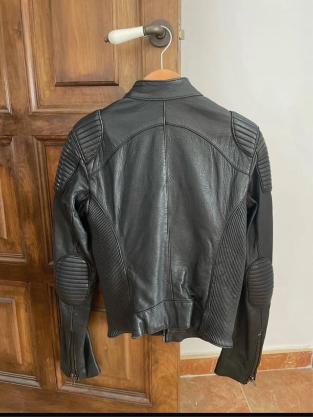 Cazadora Biker piel mujer
