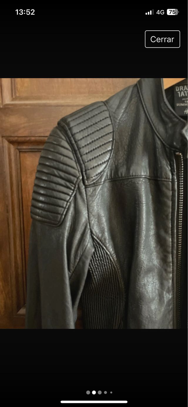 Cazadora Biker piel mujer