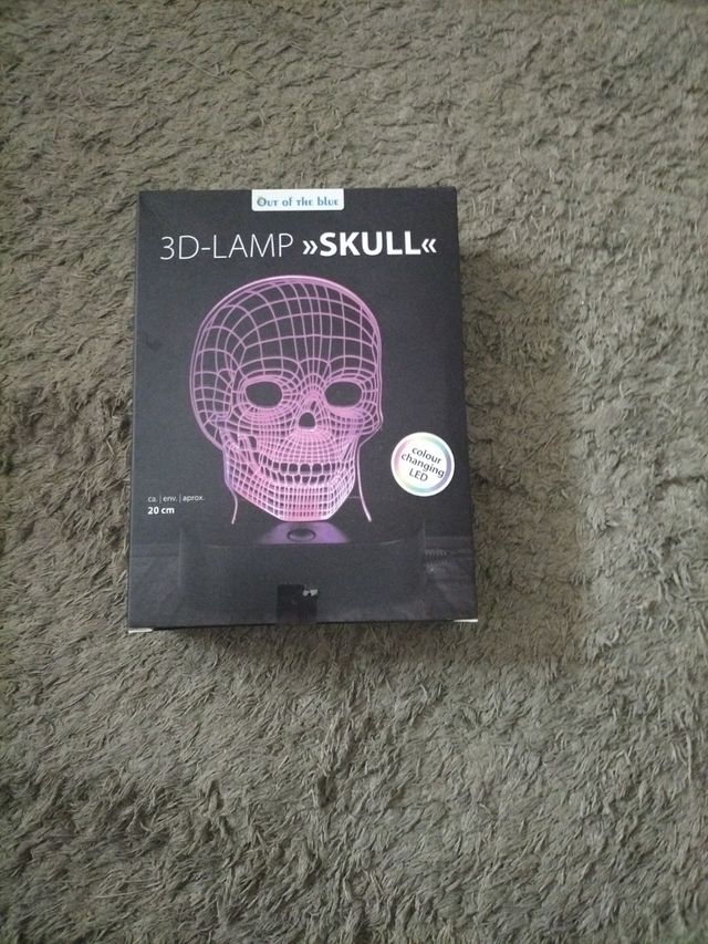 Lampara de calavera led