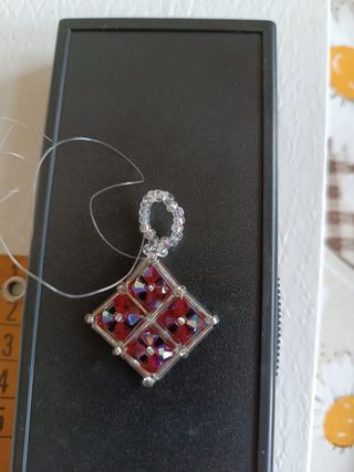 Ciondolo svarowski fatto a mano