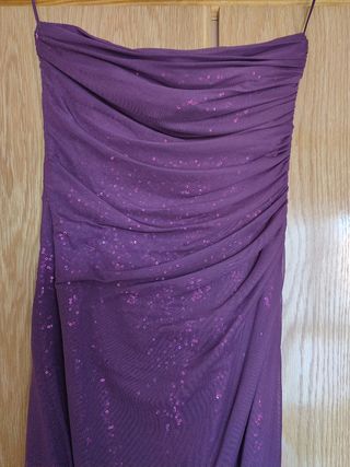 Vestido de fiesta palabra de honor