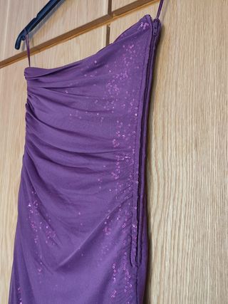 Vestido de fiesta palabra de honor