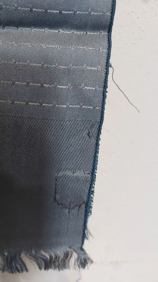 Sciarpa vintage seta uomo azzurra