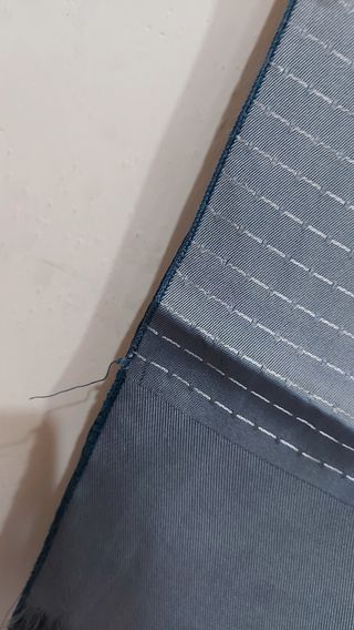 Sciarpa vintage seta uomo azzurra