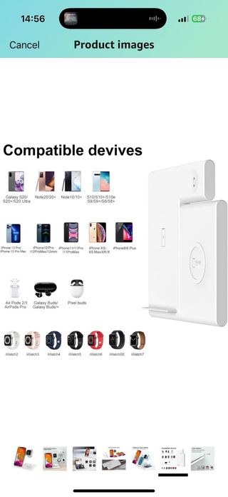 Cargador inalamdrico multiple