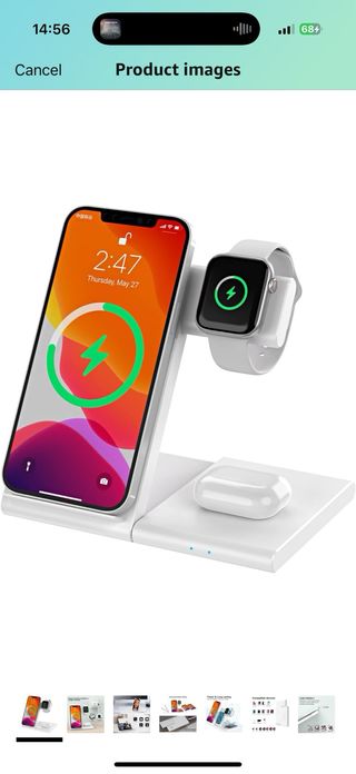 Cargador inalamdrico multiple