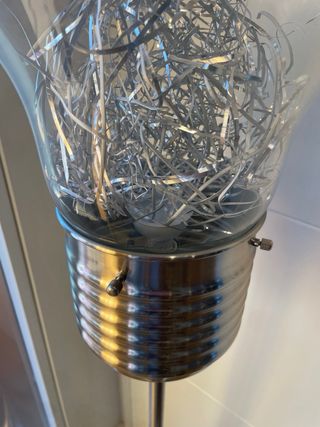 Preciosa Lampara Gato Preto BOMBILLA