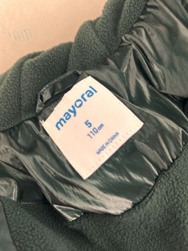 Giubbotto bambina 5 anni Mayoral