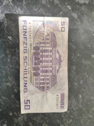 Billetes Italia, Austria antiguos