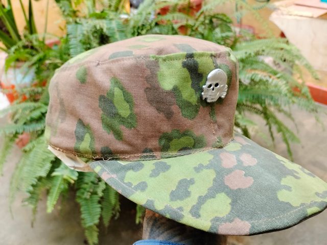 Gorra de campo camuflaje original