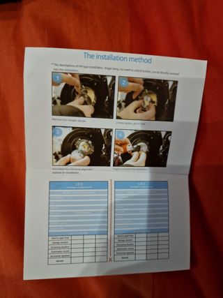 Led luz blanca coche