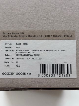 Sneakers Golden Goose Ball Star