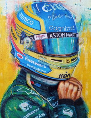 Scalextric Fernando Alonso Aston Martin 2023