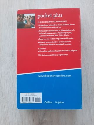 Diccionario Pocket Plus Francés (Pocket Plus): Diccionario bilingüe y gramática Français-Espagnol | Español-Francés
