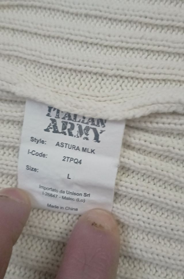 Maglione doppio petto 