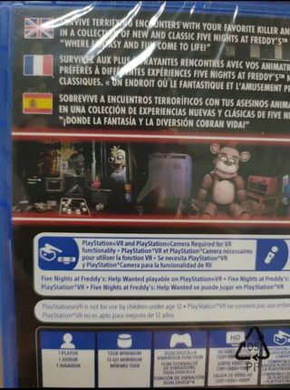 Five nights at freddy's help wanted ps4 precintado