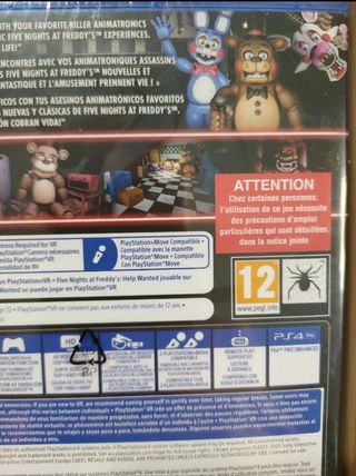 Five nights at freddy's help wanted ps4 precintado