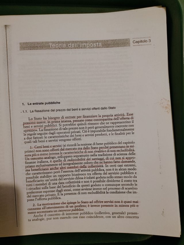 Corso Di Scienza Delle Finanze