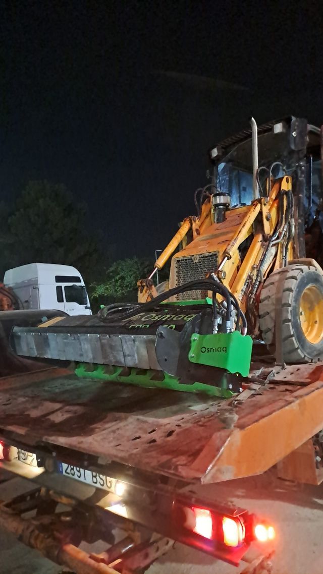 Trituracion con maquinaria excavaciones