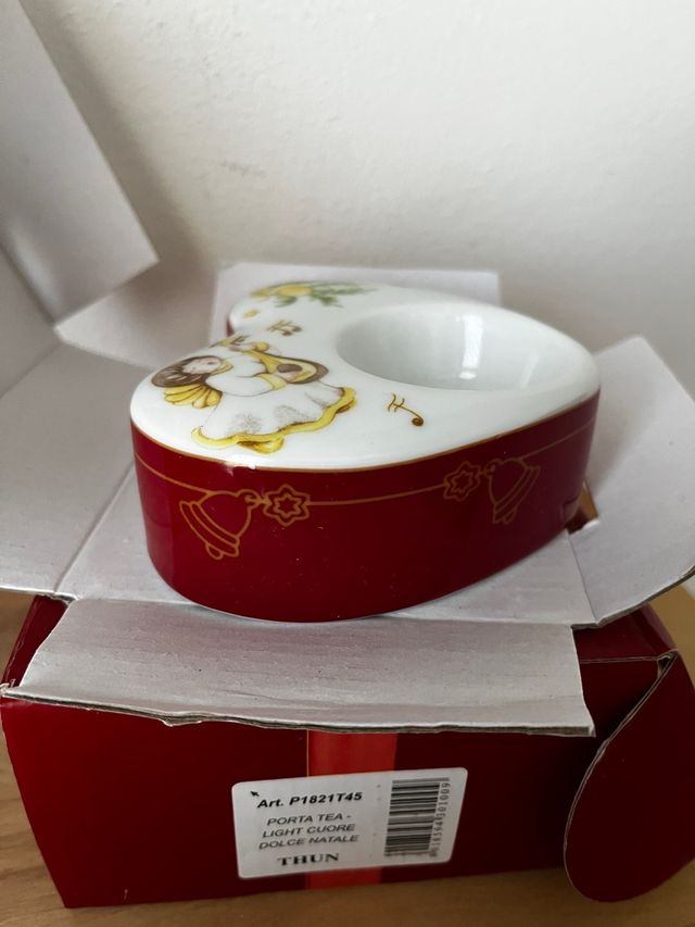 Thun Porta candela tea light a forma di cuore