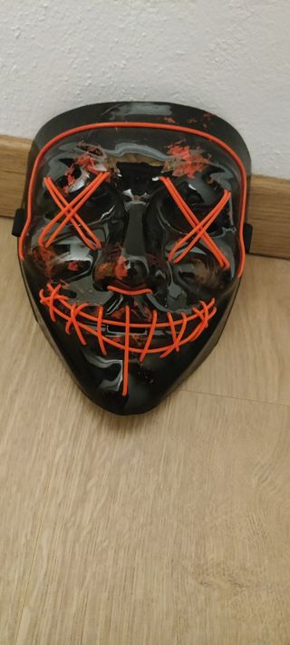 Maschera halloween luminosa
