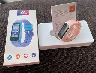 Smartwatch rosa de criança Motsfit