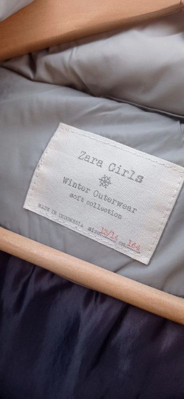 Plumífero gris Zara