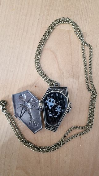 Colgante reloj Jack Skeletton 
