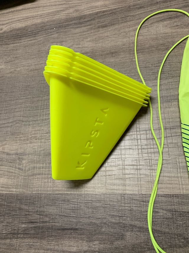 Conos entrenamiento kipsta y bolsa