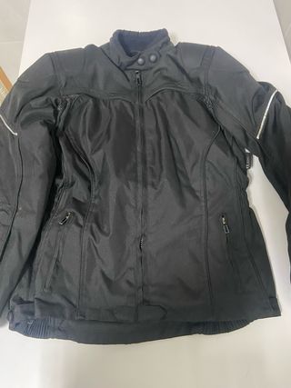 Chaqueta moto con coderas 