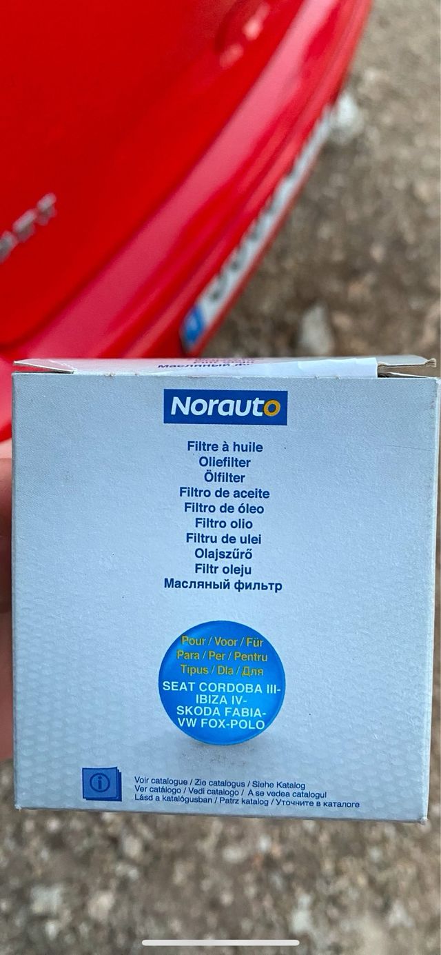 Filtro de aceite volkswagen/Seat/Skoda