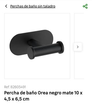 Percha de baño
