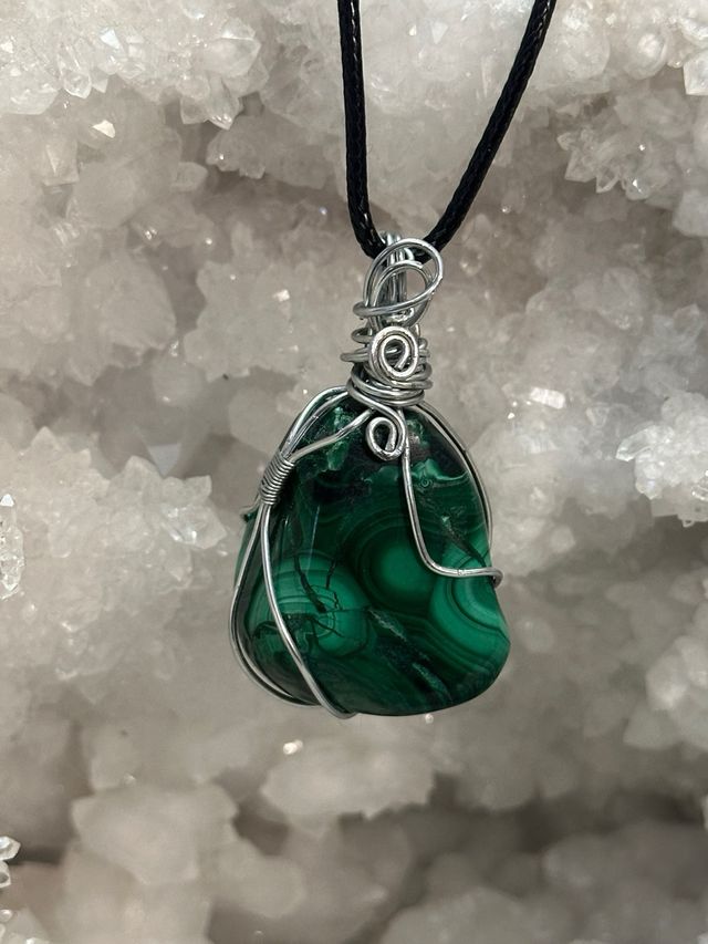 Ciondolo in Malachite