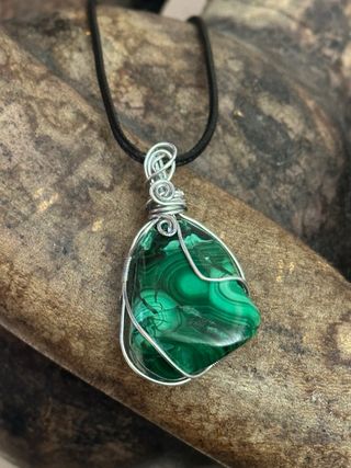 Ciondolo in Malachite