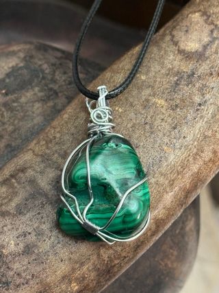 Ciondolo in Malachite