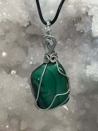 Ciondolo Malachite