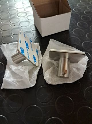 2 Appendini acciaio 