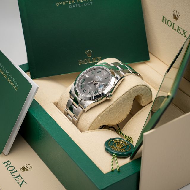 Rolex Datejust 41 Wimbledon Acero Oyster 11/2024