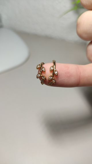 Pendientes Acero y Oro