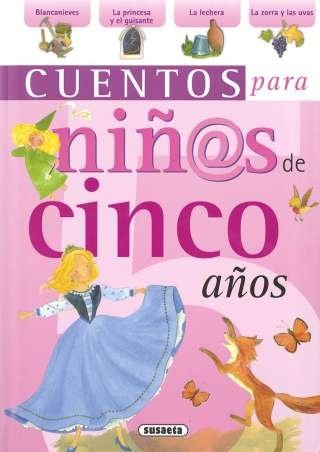 5 libros Cuentos para niñas por edades