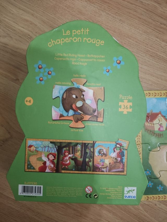 Puzzle Djeco Caperucita Roja 36 piezas