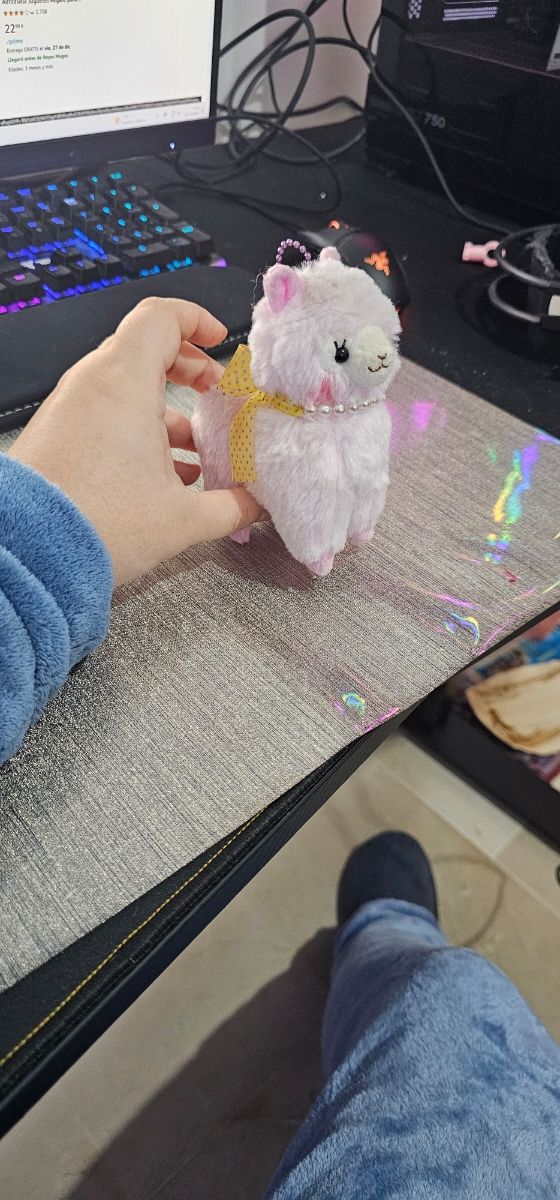 Alpaca mini morada