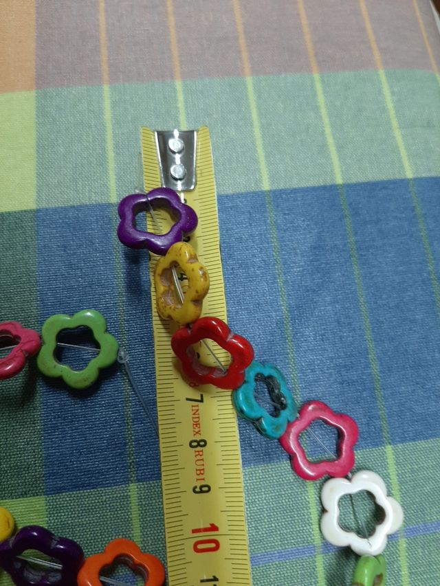 Abalarios osito y flor para pulseras