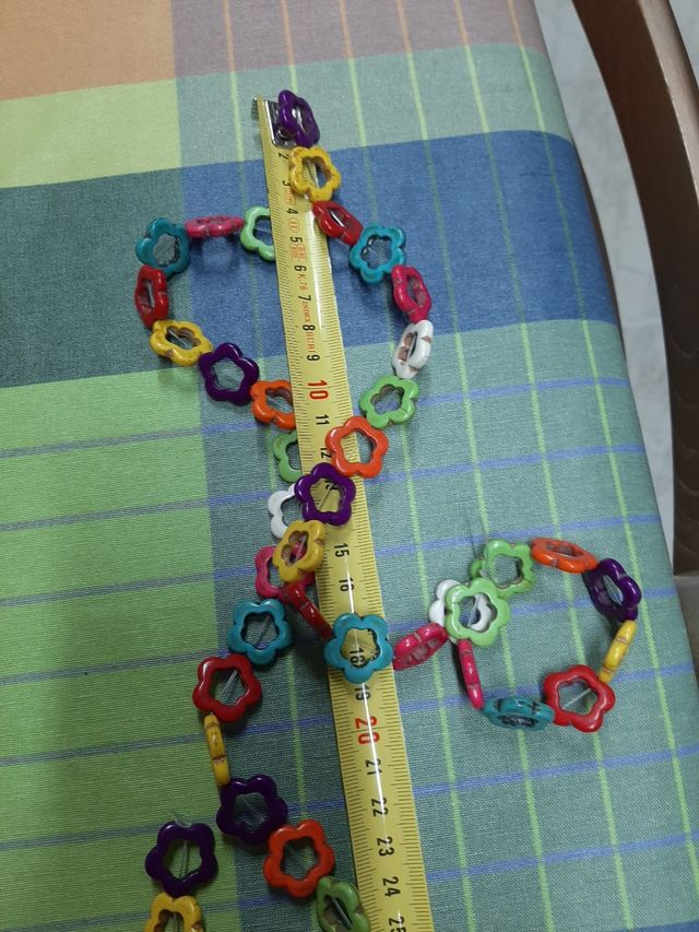 Abalarios osito y flor para pulseras