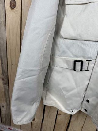 CHAQUETA T-M DE MOTO GARIBALDI CREMA