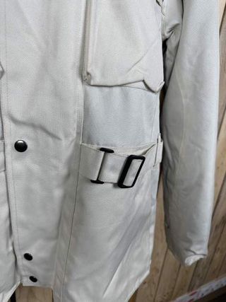 CHAQUETA T-M DE MOTO GARIBALDI CREMA